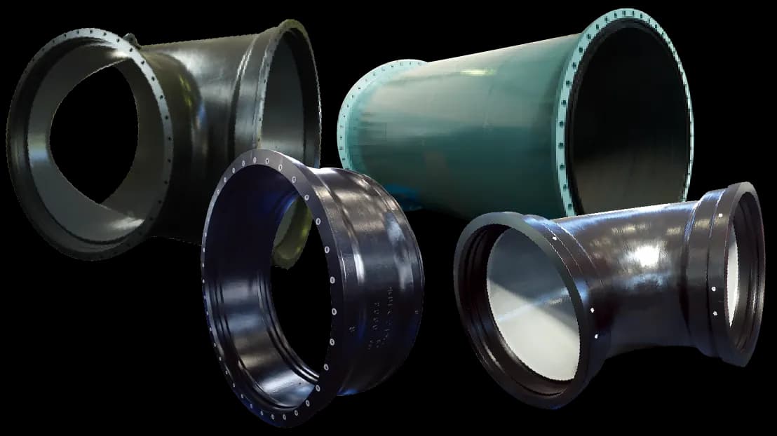 ダクタイル鋳鉄異形管のイメージ